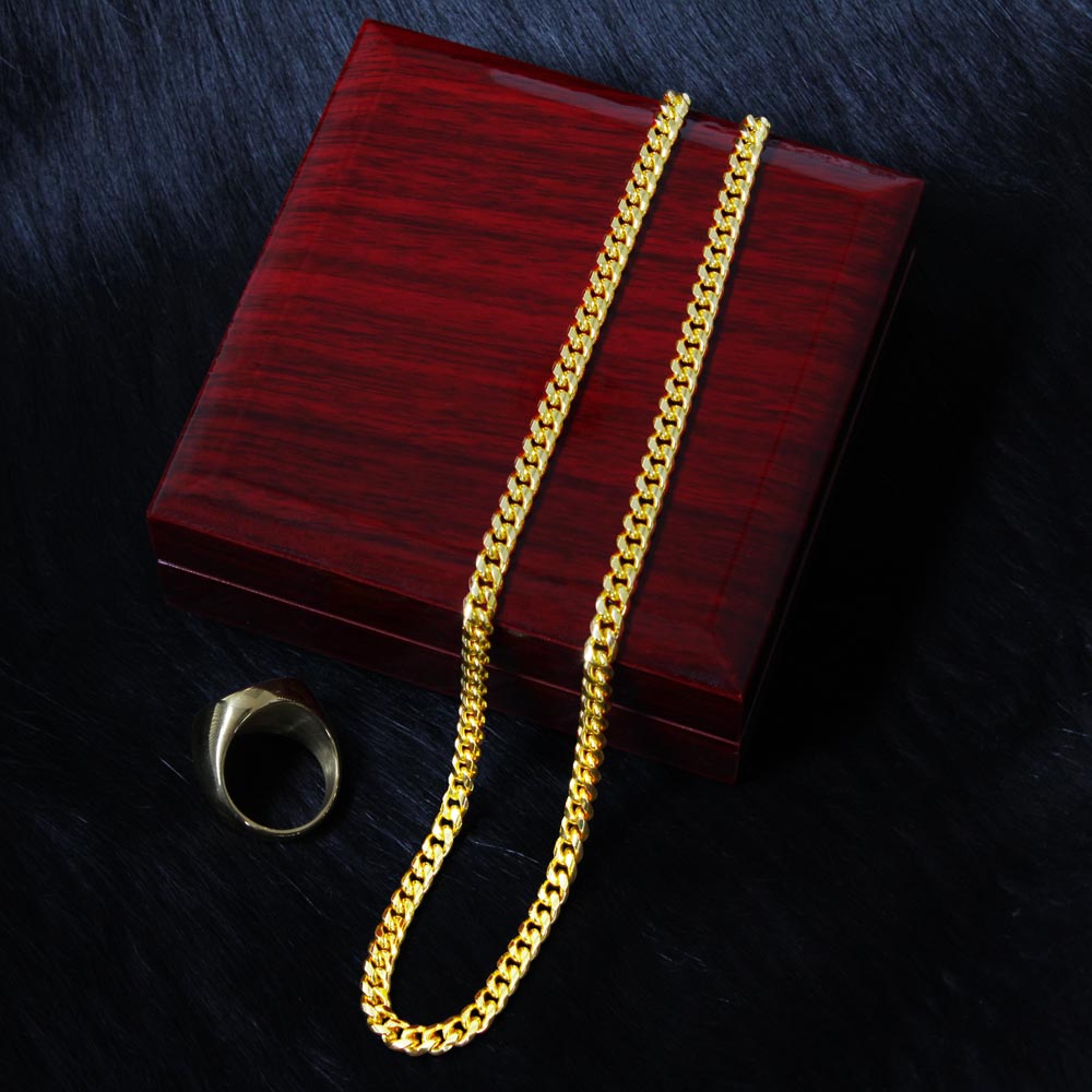 Genuine Cuban Link Chain - Silver or Gold